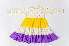 Happy Days Polka Party Tiered Dress