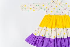 Happy Days Polka Party Tiered Dress