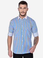 Ibiza Stripe Print Shirt