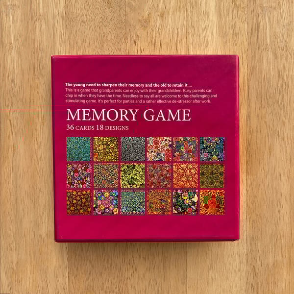Memory Game - Naqashi Kashmir