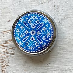 Pill Box - Blue Pottery