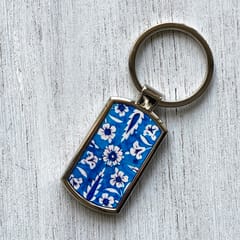 Keyring - Jaipur Blue Pottery