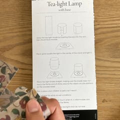 Tea Light Lamp with Base - Kaurali Palace