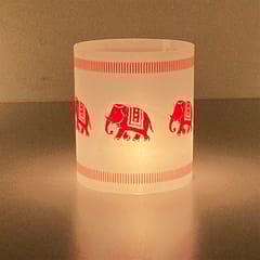 Red Tea Light Covers - Set of 4