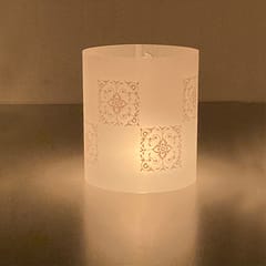 White Tea Light Covers - Set of 4