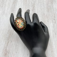 Ring - Kashmiri Papier Mache