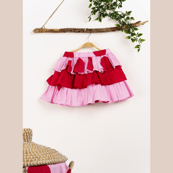 Gulabo Tiered Skirt