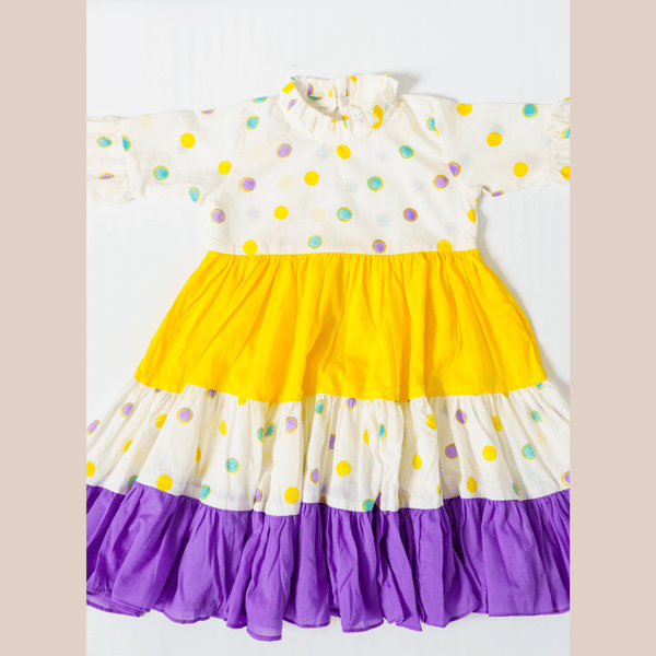 Happy Days Polka Party Tiered Dress