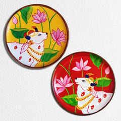 Pichwai Wall Plates (Set of 5)