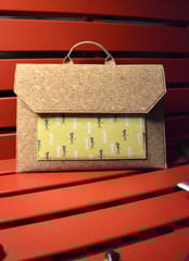 Yellow Impressions of Cockatoo Laptop Sleeve