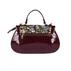 Crocodile Vegan Leather Handbag