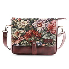 Floral Messenger Bag