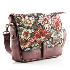 Floral Messenger Bag