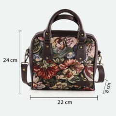 Floral Satchel Bag