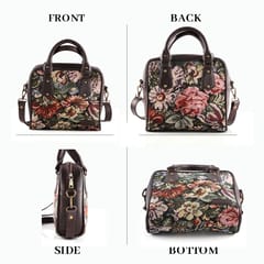 Floral Satchel Bag