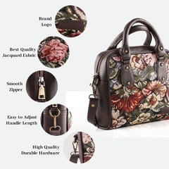 Floral Satchel Bag