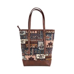 Turkish Kilim Patch Tote Bag