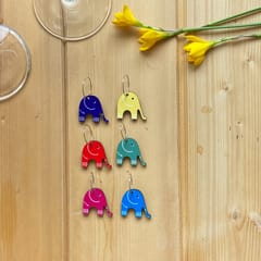 Wine Glass Charms - Elephants