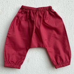Koi Red Angrakha + Matching Pants