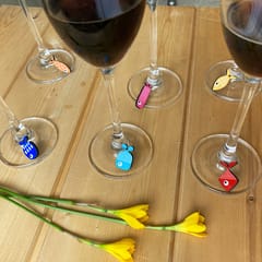 Wine Glass Charms - Fish