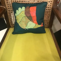 Cushion Cover - Gond Peahen