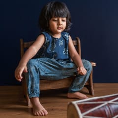 Zoo Jhabla + Indigo Check Pants