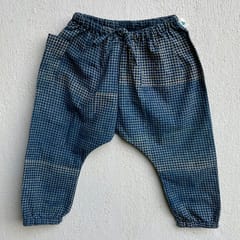 Indigo Check Kurta + Matching Pants