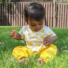 Patang Angrakha + Yellow Pants