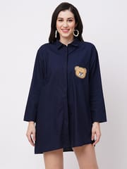 Teddy Shirt Dress