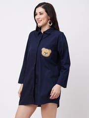 Teddy Shirt Dress