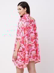 Pink Fluid Art Top