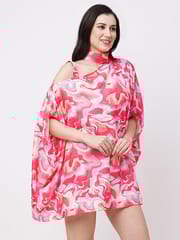 Pink Fluid Art Top