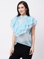 Organza Flair Top