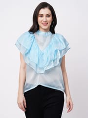 Organza Flair Top