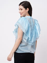 Organza Flair Top