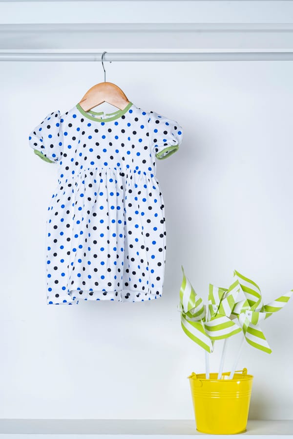 Green Polka Dots Minnie Dress