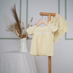 Yellow Pina Colada Top & Shorts Set