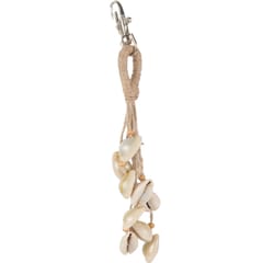 Cowry and Jute Bag Charm