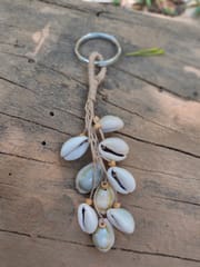 Cowry and Jute Bag Charm