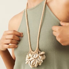 Jute and Cowry Necklace