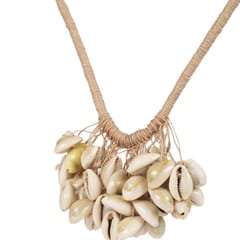 Jute and Cowry Necklace