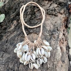 Jute and Cowry Necklace