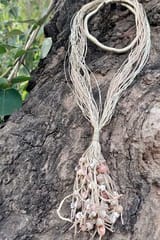 Lariat Jute & Seashell Necklace