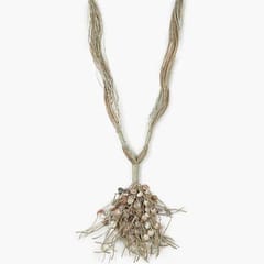 Lariat Jute & Seashell Necklace