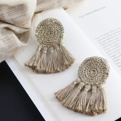 Jute Tassel Earings