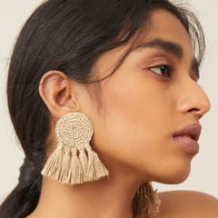 Jute Tassel Earings