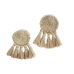 Jute Tassel Earings