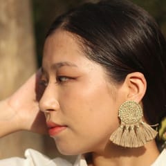 Jute Tassel Earings