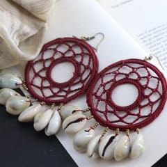 Crochet Shell Earrings