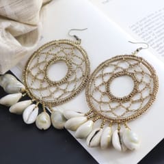 Crochet Shell Earrings